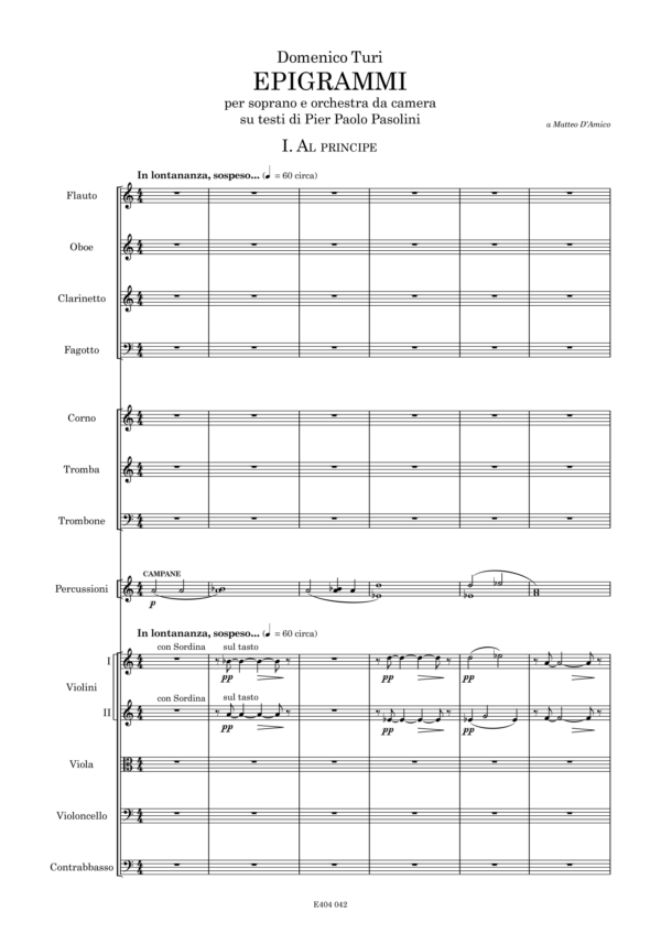 Domenico Turi – Epigrammi su testi di pier paolo pasolini